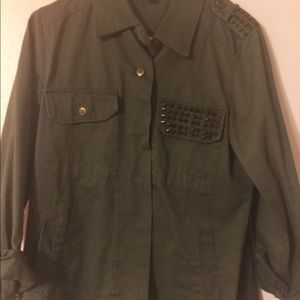 Cargo Utility Studded Jacket